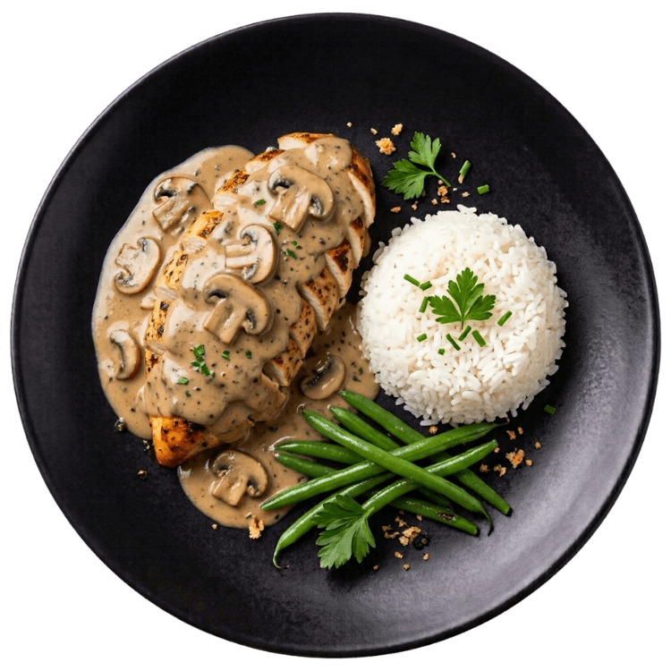 Chicken with Mushroom Sauce