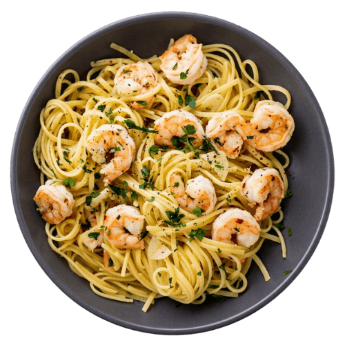 Aglio Olio Shrimp Pasta