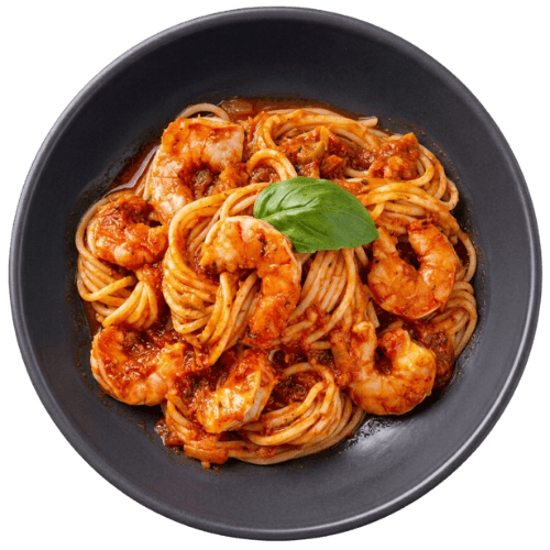 Shrimp Red Sauce Pasta
