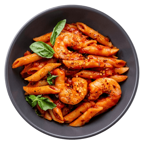 Shrimp Arrabbiata Pasta